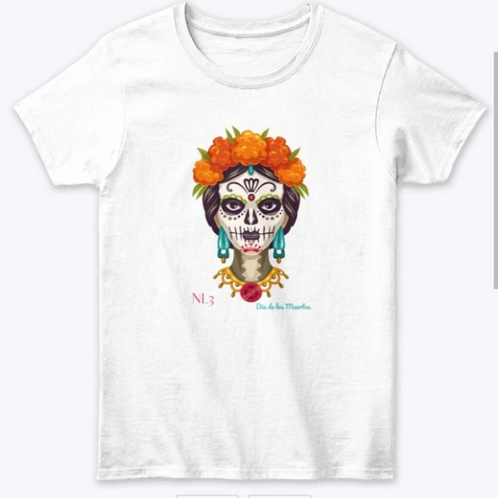 N.L.3. Dia de Las Muertos Tee ..CLEARANCE